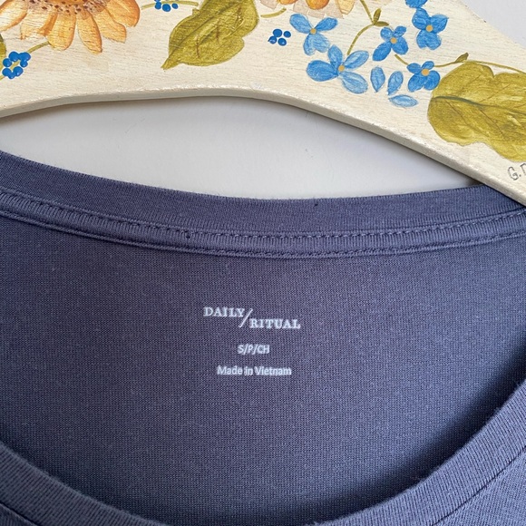 Daily Ritual Jersey tee dress in grey - Picture 2 of 5